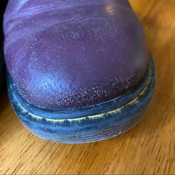 SOLD Dr Martens Delaney ankle boot purple size 7 - Picture 8 of 10